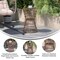 Flash Furniture Natural Rattan Rope Table with Acacia Wood Top TW-VN015-16-NAT-GG - alternate 6